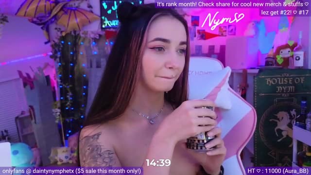 Gallery image thumbnail from Nym_x's myfreecams stream on, 07/02/2023, 04:19 image 1 of 20
