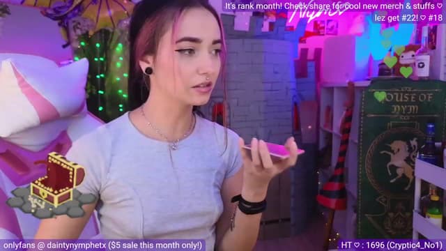 Gallery image thumbnail from Nym_x's myfreecams stream on, 07/08/2023, 02:42 image 12 of 20