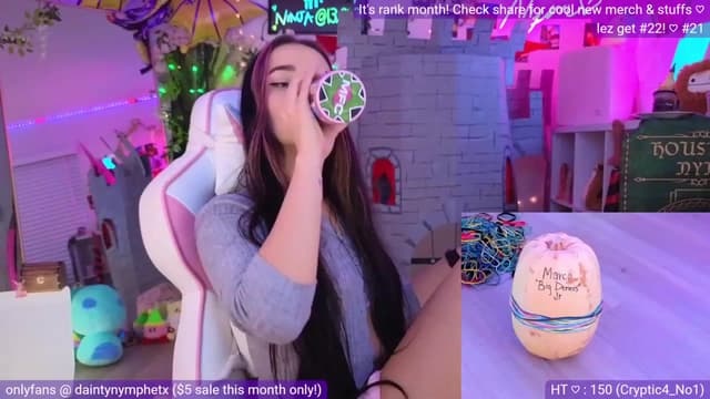 Gallery image thumbnail from Nym_x's myfreecams stream on, 07/10/2023, 03:44 image 4 of 20