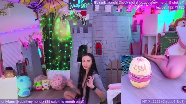 Gallery image thumbnail from Nym_x's myfreecams stream on, 07/10/2023, 03:44 image 12 of 20