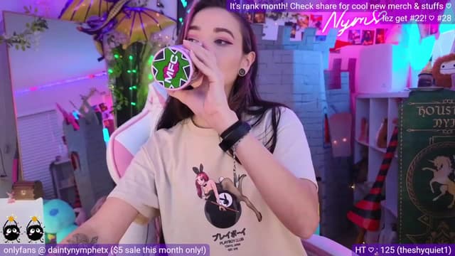 Gallery image thumbnail from Nym_x's myfreecams stream on, 07/12/2023, 02:19 image 2 of 20