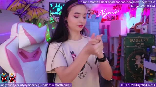 Gallery image thumbnail from Nym_x's myfreecams stream on, 07/12/2023, 03:14 image 17 of 20