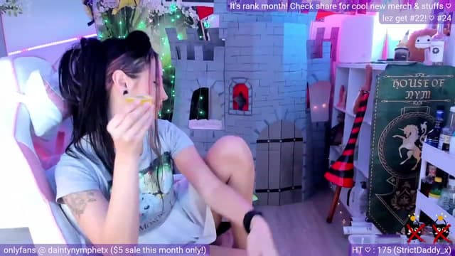 Gallery image thumbnail from Nym_x's myfreecams stream on, 07/13/2023, 02:50 image 17 of 20