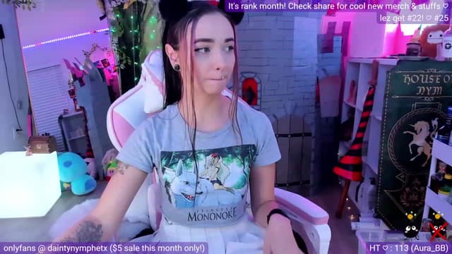 Gallery image thumbnail from Nym_x's myfreecams stream on, 07/13/2023, 02:50 image 1 of 20