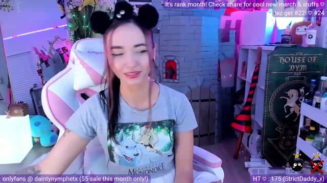 Gallery image thumbnail from Nym_x's myfreecams stream on, 07/13/2023, 02:50 image 14 of 20
