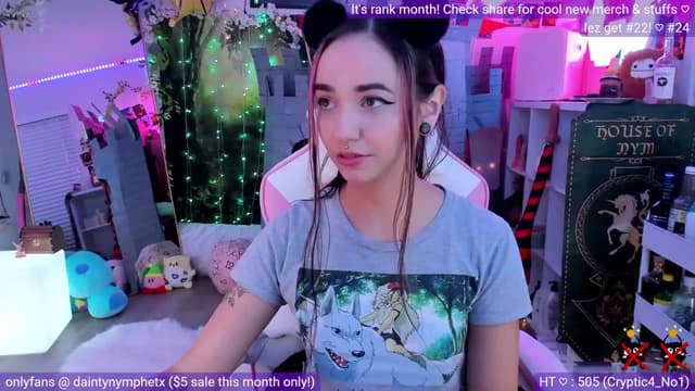 Gallery image thumbnail from Nym_x's myfreecams stream on, 07/13/2023, 03:47 image 17 of 20