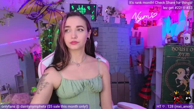 Gallery image thumbnail from Nym_x's myfreecams stream on, 07/28/2023, 05:10 image 9 of 20