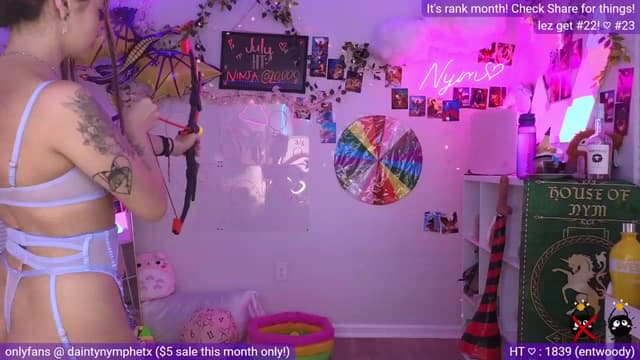 Gallery image thumbnail from Nym_x's myfreecams stream on, 07/30/2023, 04:40 image 1 of 20