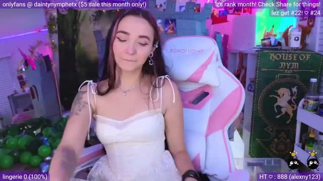 Gallery image thumbnail from Nym_x's myfreecams stream on, 08/01/2023, 04:22 image 9 of 20