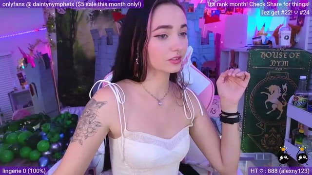 Gallery image thumbnail from Nym_x's myfreecams stream on, 08/01/2023, 04:22 image 8 of 20