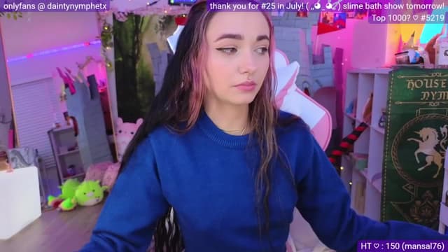 Gallery image thumbnail from Nym_x's myfreecams stream on, 08/19/2023, 04:29 image 8 of 20