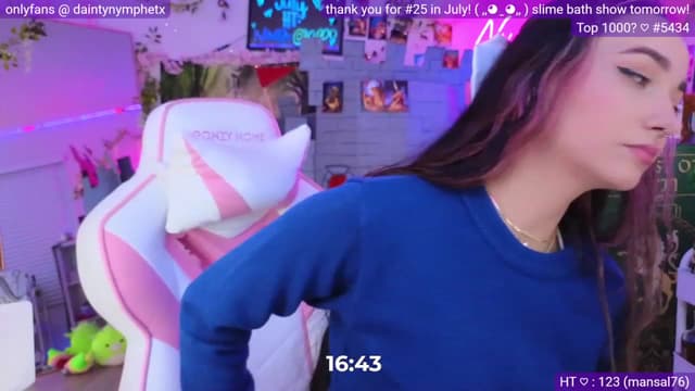 Gallery image thumbnail from Nym_x's myfreecams stream on, 08/19/2023, 04:29 image 1 of 20