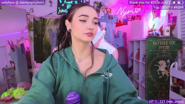 Gallery image thumbnail from Nym_x's myfreecams stream on, 09/08/2023, 04:01 image 14 of 20