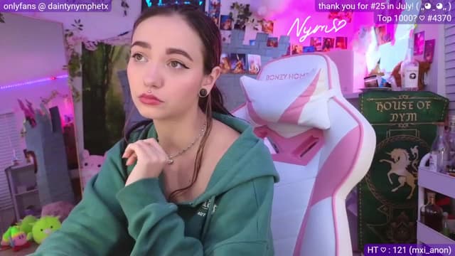 Gallery image thumbnail from Nym_x's myfreecams stream on, 09/08/2023, 04:01 image 13 of 20