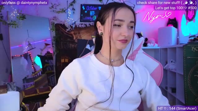 Gallery image thumbnail from Nym_x's myfreecams stream on, 10/04/2023, 03:41 image 18 of 20
