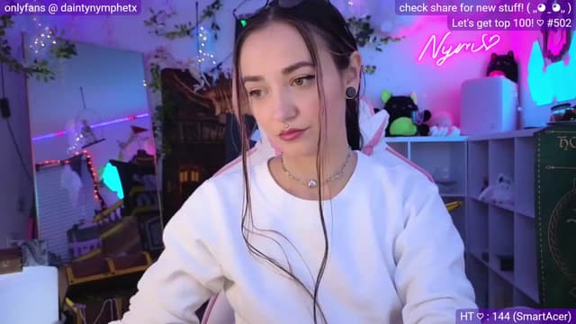 Gallery image thumbnail from Nym_x's myfreecams stream on, 10/04/2023, 03:41 image 15 of 20