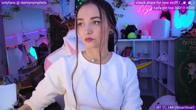 Gallery image thumbnail from Nym_x's myfreecams stream on, 10/04/2023, 03:41 image 6 of 20