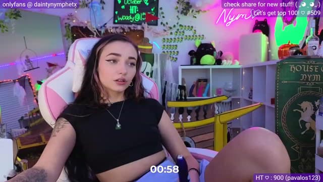 Gallery image thumbnail from Nym_x's myfreecams stream on, 10/07/2023, 03:18 image 18 of 20