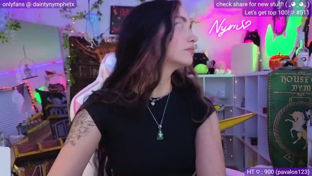 Gallery image thumbnail from Nym_x's myfreecams stream on, 10/07/2023, 03:18 image 6 of 20