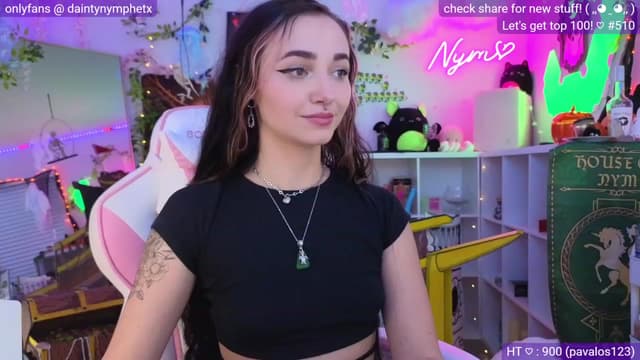 Gallery image thumbnail from Nym_x's myfreecams stream on, 10/07/2023, 03:18 image 8 of 20