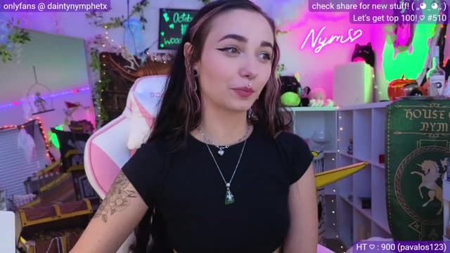Gallery image thumbnail from Nym_x's myfreecams stream on, 10/07/2023, 03:18 image 9 of 20