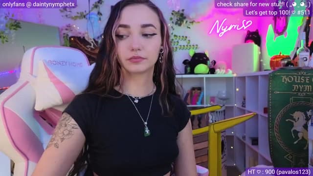 Gallery image thumbnail from Nym_x's myfreecams stream on, 10/07/2023, 03:18 image 4 of 20