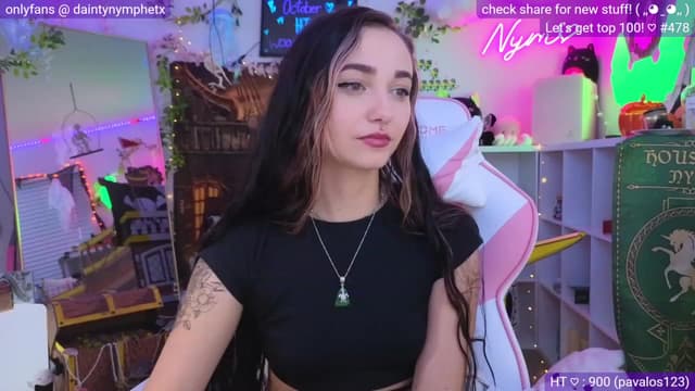 Gallery image thumbnail from Nym_x's myfreecams stream on, 10/07/2023, 05:07 image 8 of 20