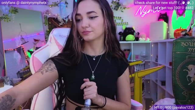 Gallery image thumbnail from Nym_x's myfreecams stream on, 10/07/2023, 05:07 image 4 of 20