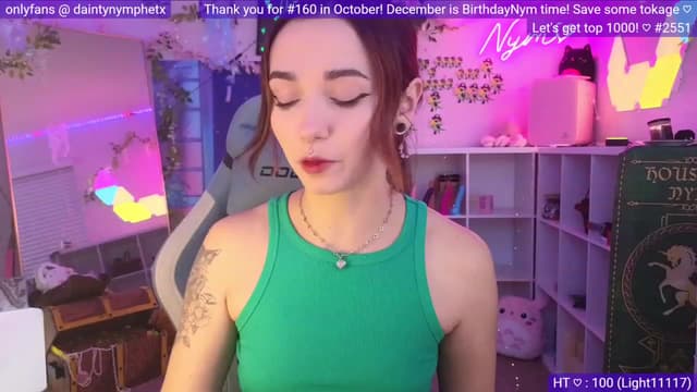 Gallery image thumbnail from Nym_x's myfreecams stream on, 11/19/2023, 04:24 image 15 of 20
