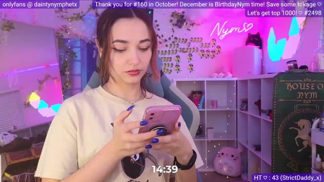 Gallery image thumbnail from Nym_x's myfreecams stream on, 11/20/2023, 04:28 image 15 of 20