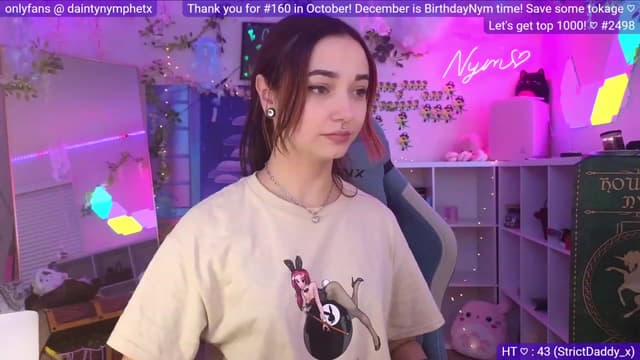 Gallery image thumbnail from Nym_x's myfreecams stream on, 11/20/2023, 04:28 image 14 of 20