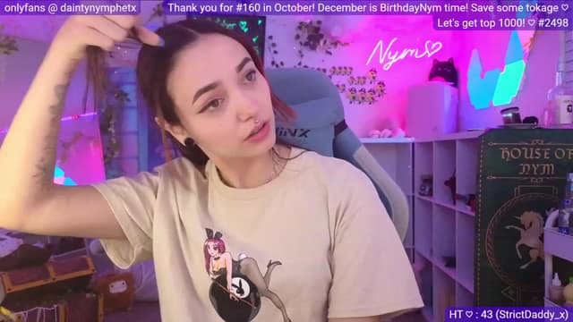 Gallery image thumbnail from Nym_x's myfreecams stream on, 11/20/2023, 04:28 image 10 of 20