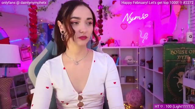 Gallery image thumbnail from Nym_x's myfreecams stream on, 02/08/2024, 05:22 image 3 of 20