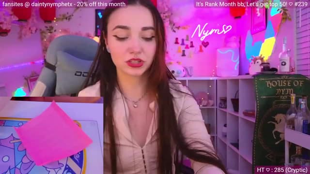 Gallery image thumbnail from Nym_x's myfreecams stream on, 03/04/2024, 03:47 image 16 of 20