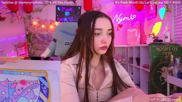 Gallery image thumbnail from Nym_x's myfreecams stream on, 03/04/2024, 03:47 image 5 of 20