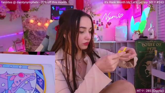 Gallery image thumbnail from Nym_x's myfreecams stream on, 03/04/2024, 03:47 image 4 of 20