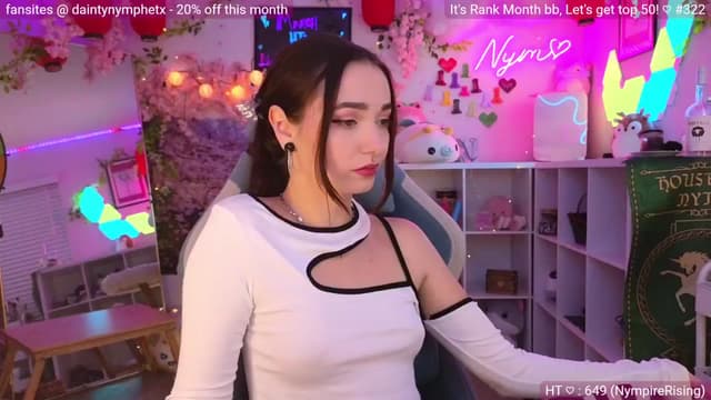 Gallery image thumbnail from Nym_x's myfreecams stream on, 03/09/2024, 05:46 image 6 of 20