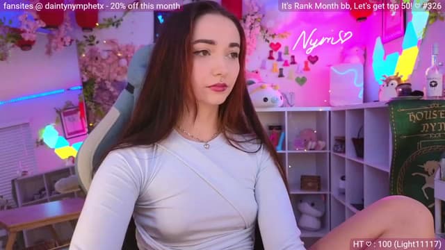 Gallery image thumbnail from Nym_x's myfreecams stream on, 03/10/2024, 05:29 image 4 of 20