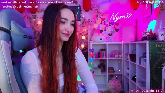 Gallery image thumbnail from Nym_x's myfreecams stream on, 06/06/2024, 02:52 image 8 of 20