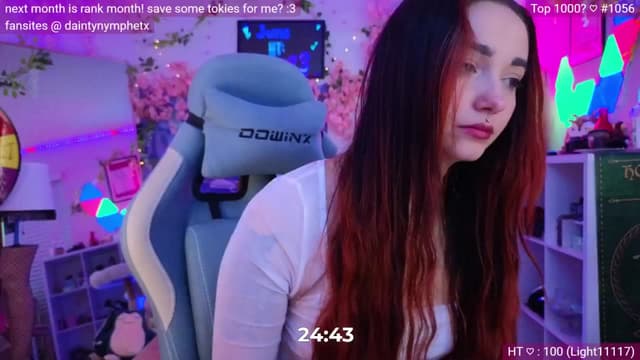 Gallery image thumbnail from Nym_x's myfreecams stream on, 06/06/2024, 03:38 image 2 of 20