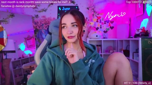 Gallery image thumbnail from Nym_x's myfreecams stream on, 06/09/2024, 04:05 image 2 of 20