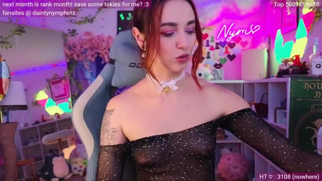 Gallery image thumbnail from Nym_x's myfreecams stream on, 06/10/2024, 04:45 image 3 of 20