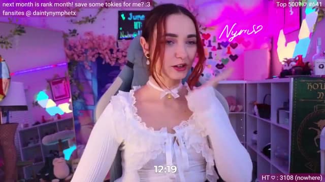 Gallery image thumbnail from Nym_x's myfreecams stream on, 06/10/2024, 04:45 image 1 of 20