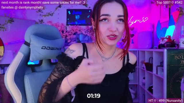Gallery image thumbnail from Nym_x's myfreecams stream on, 06/13/2024, 04:24 image 13 of 20