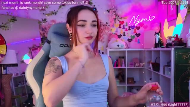 Gallery image thumbnail from Nym_x's myfreecams stream on, 06/16/2024, 04:24 image 12 of 20