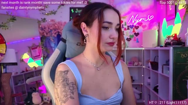 Gallery image thumbnail from Nym_x's myfreecams stream on, 06/16/2024, 04:24 image 3 of 20