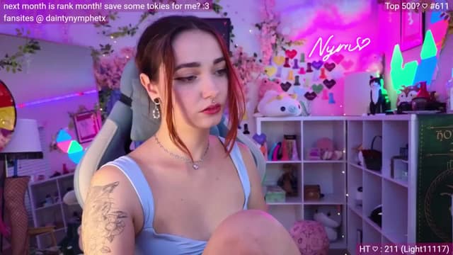 Gallery image thumbnail from Nym_x's myfreecams stream on, 06/16/2024, 04:24 image 5 of 20