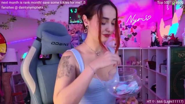 Gallery image thumbnail from Nym_x's myfreecams stream on, 06/16/2024, 04:24 image 6 of 20