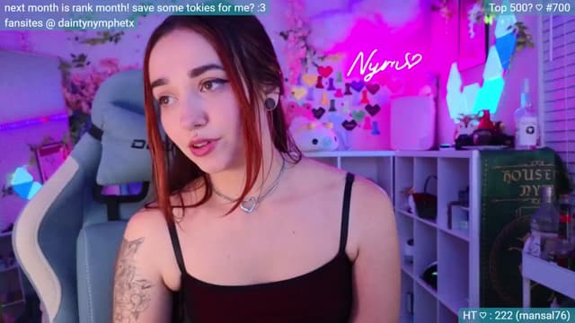 Gallery image thumbnail from Nym_x's myfreecams stream on, 06/20/2024, 03:35 image 13 of 20