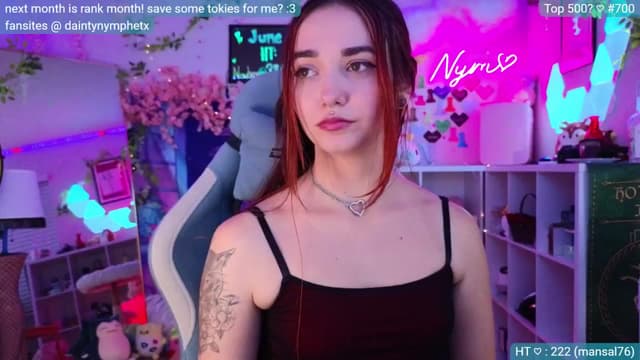 Gallery image thumbnail from Nym_x's myfreecams stream on, 06/20/2024, 03:35 image 17 of 20